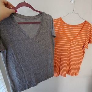 Bundle of‎ striped t-shirts old navy size XL